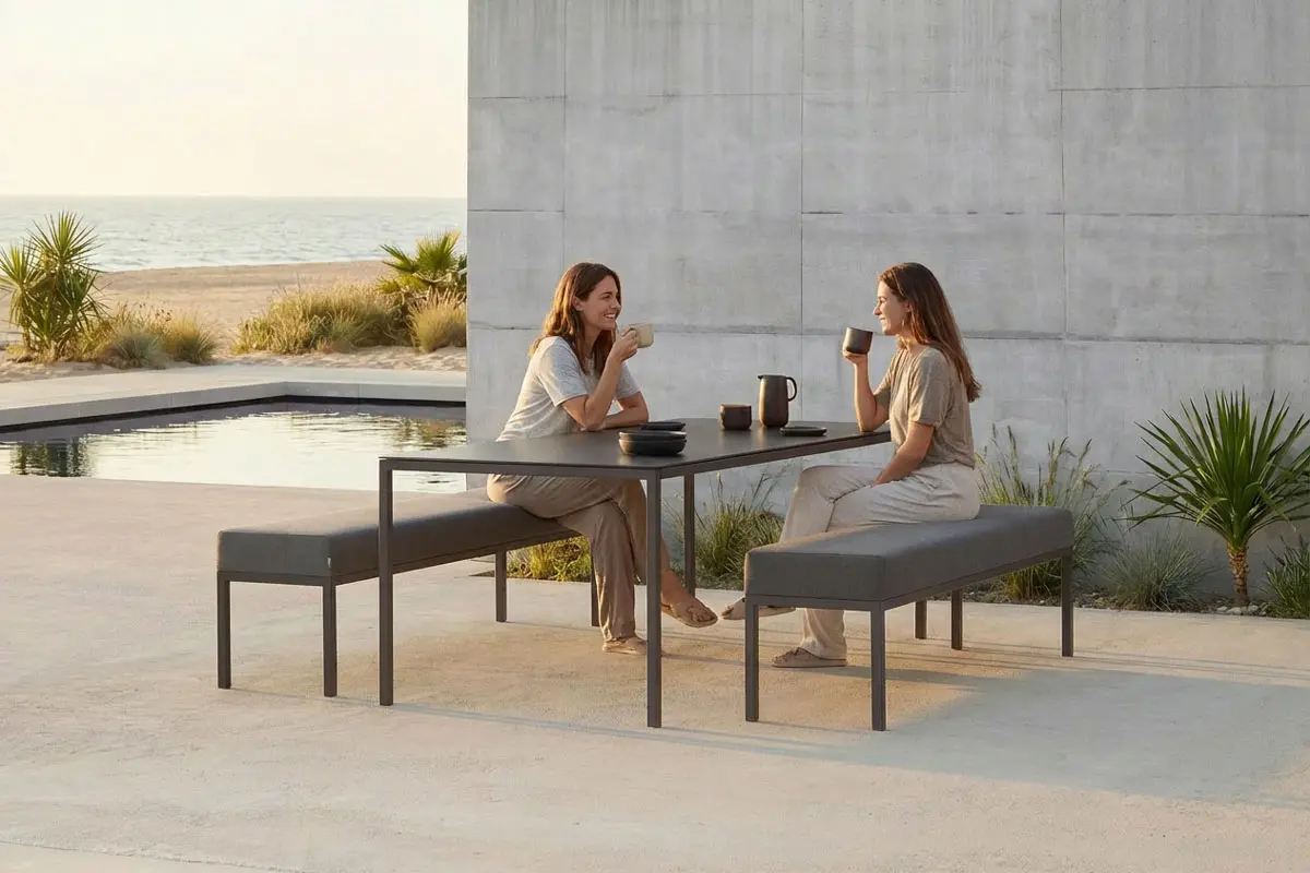 Outdoor Dining Sets: Luxuriöser Lounge-Komfort am Esstisch