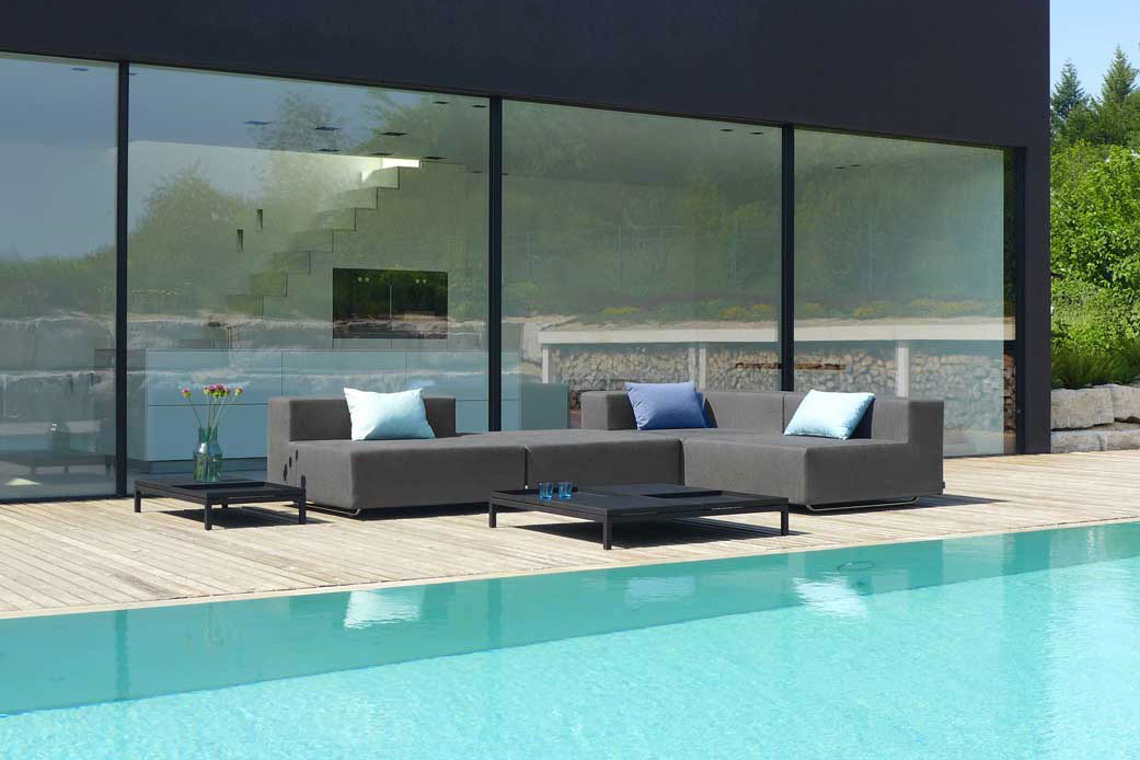 2 Garten Lounge Ecken plus Outdoor Mittel Sessel