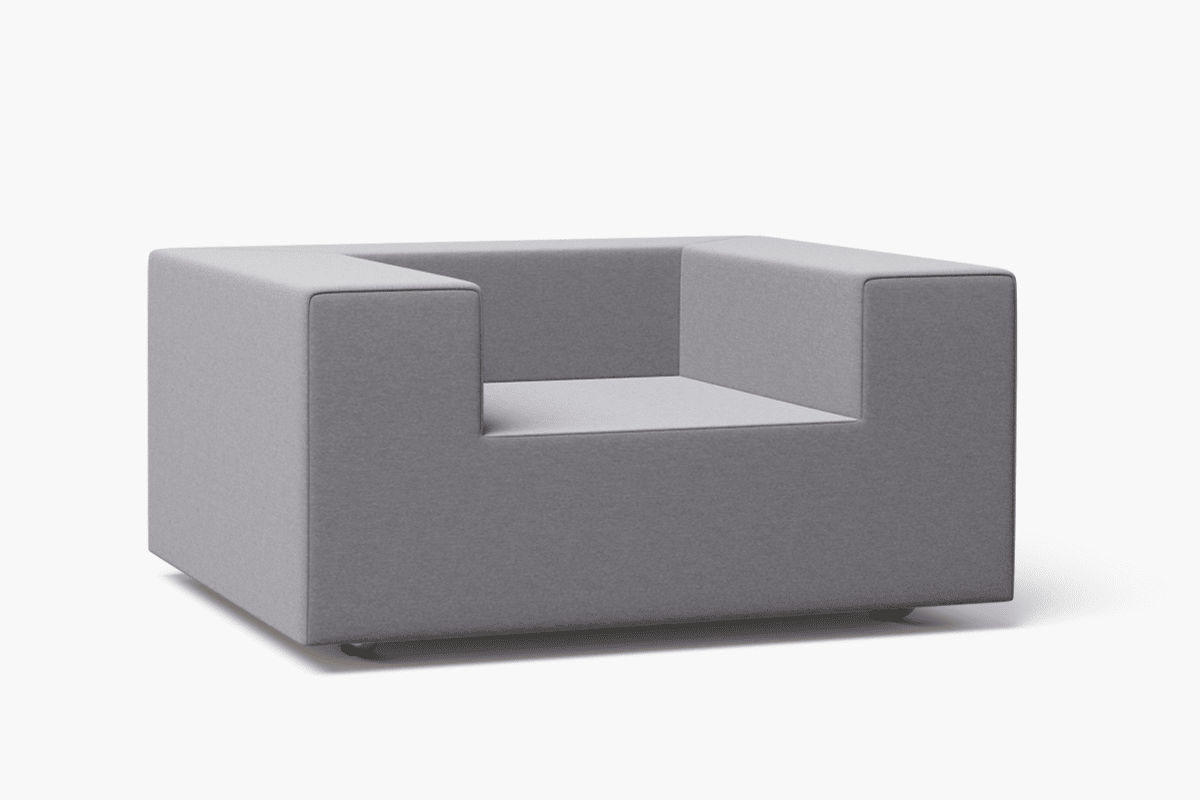 Outdoor armchair lounge chair LOOP