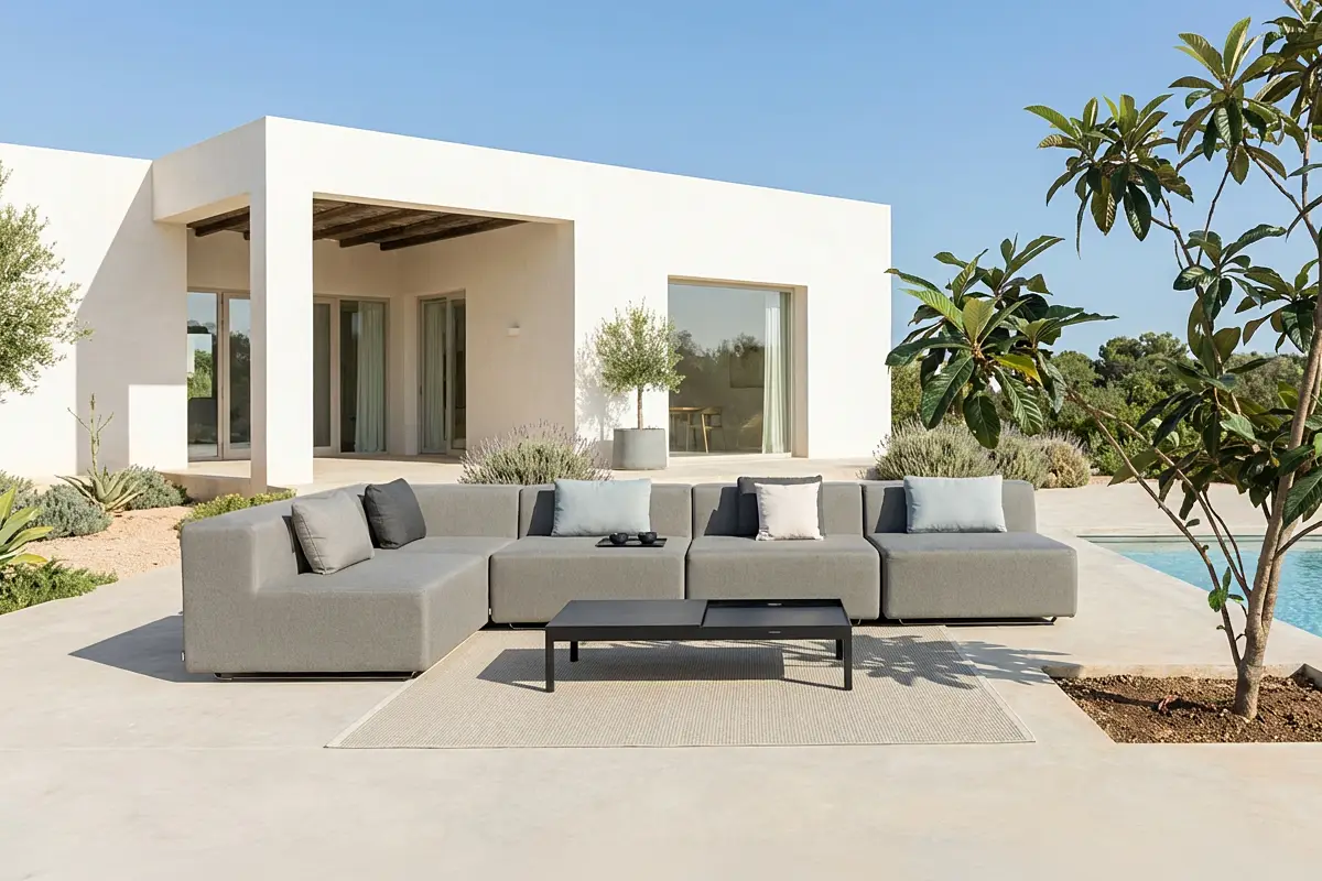 Cooles 5er-LOOP Loungeset mit TRUE-Tisch.